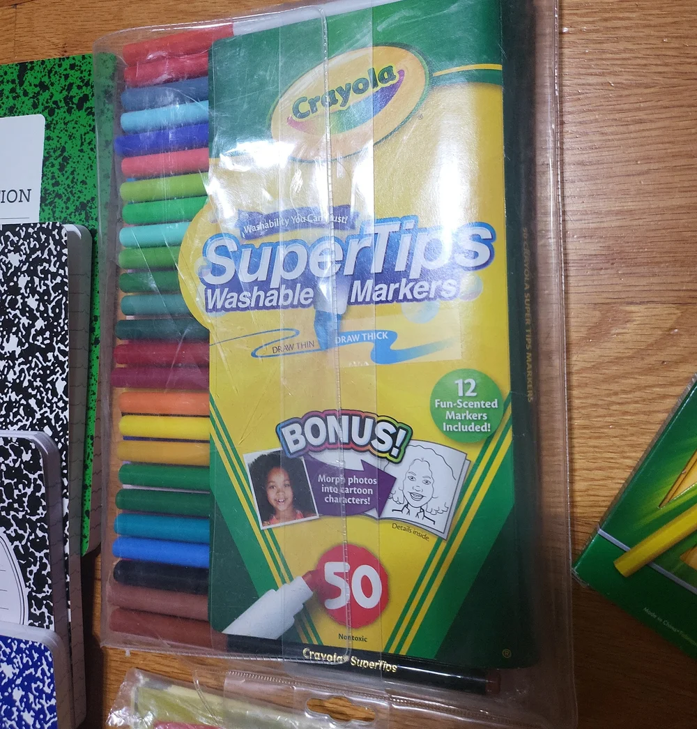 Assorted School Supplies. All New.